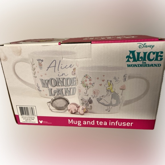 Disney Alice in Wonderland Mug and Tea Infuser NWT - Picture 4 of 6